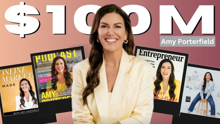 How Amy Porterfield Made $100M Selling Online Courses?